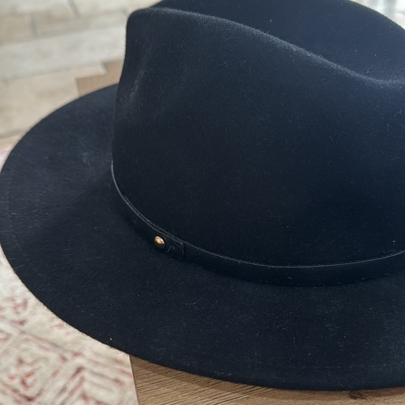Free People Wythe Leather Band Felt Hat - Picture 6 of 9